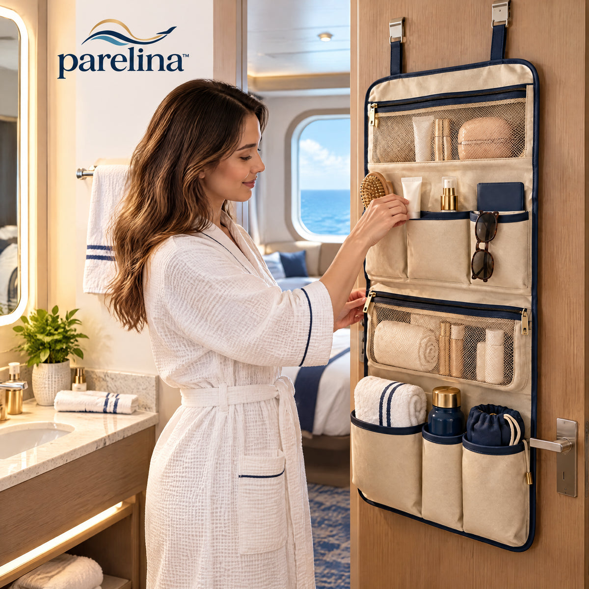 parelina™ Coastal Cabin Hanging Organizer — image 3