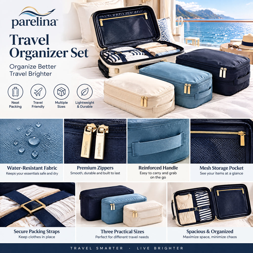 parelina™ Coastal Compression Packing Cube Set — image 4
