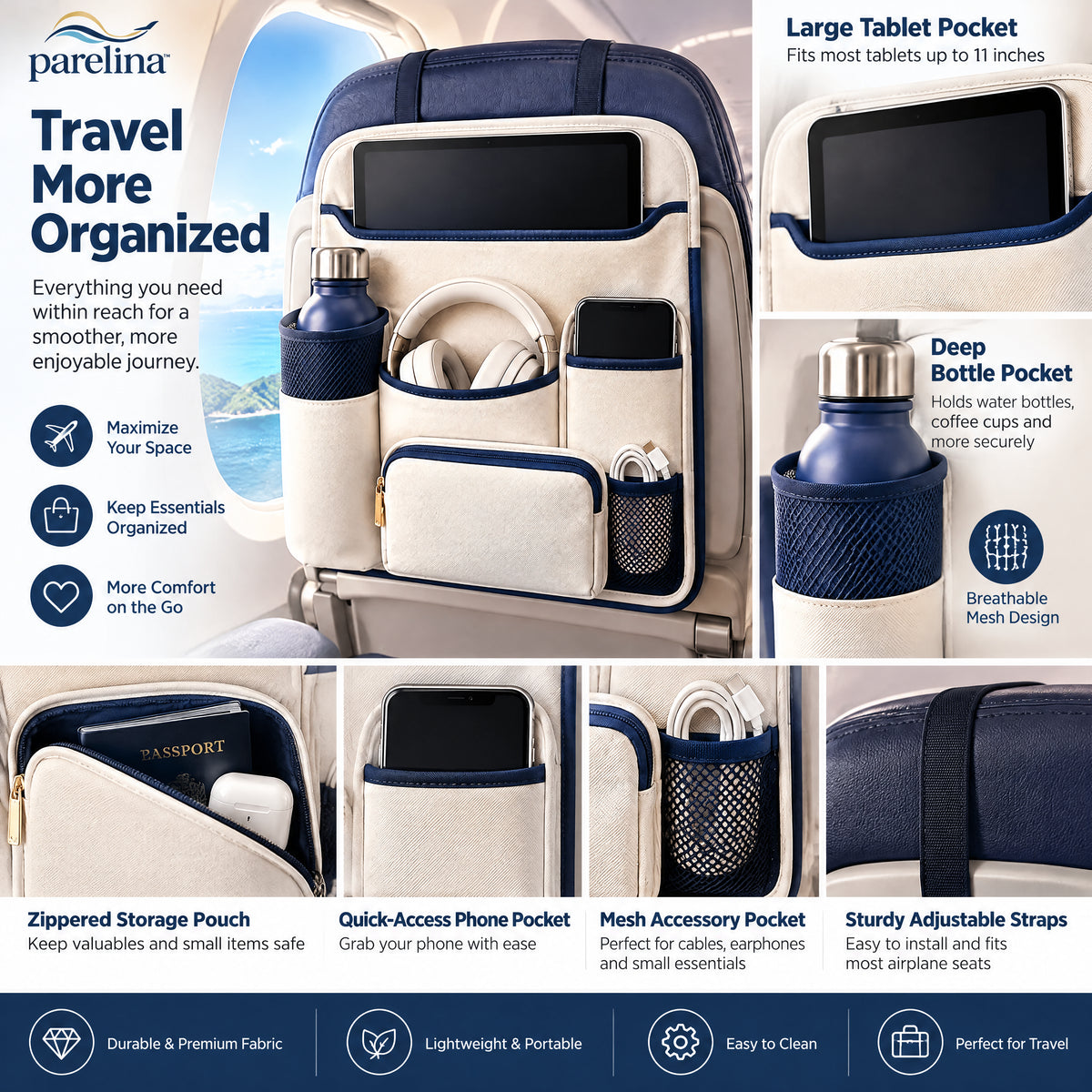 parelina™ AirSeat Travel Organizer — image 4