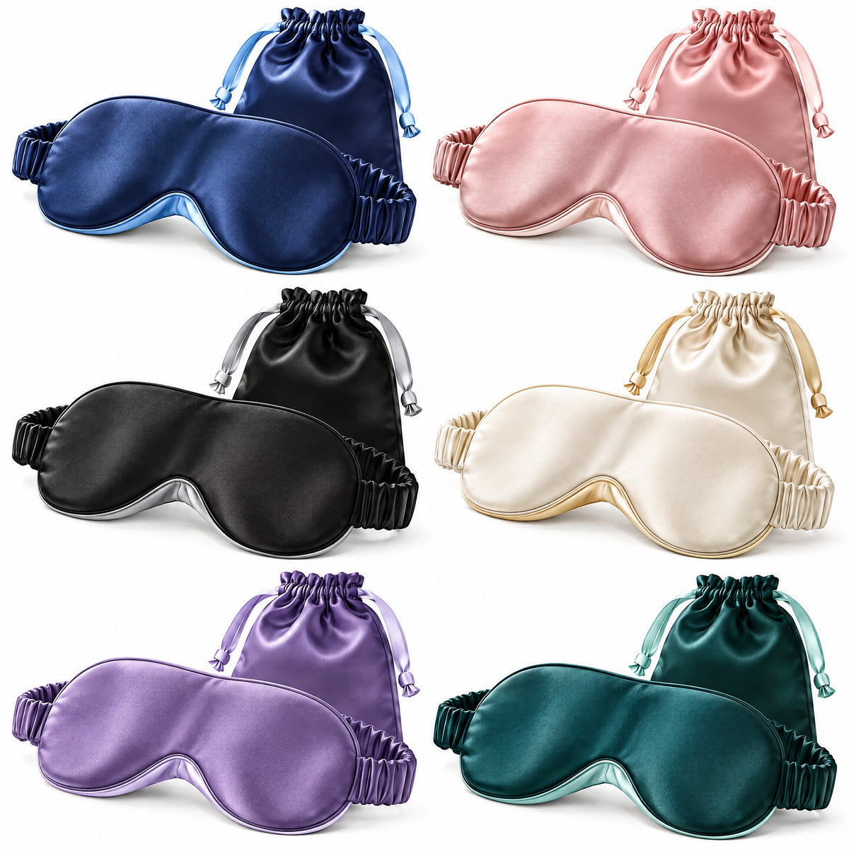 parelina™ Midnight Silk Contour Sleep Mask — image 3