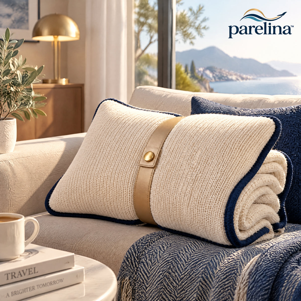 parelina™ CabinSoft Travel Blanket & Pillow — image 3