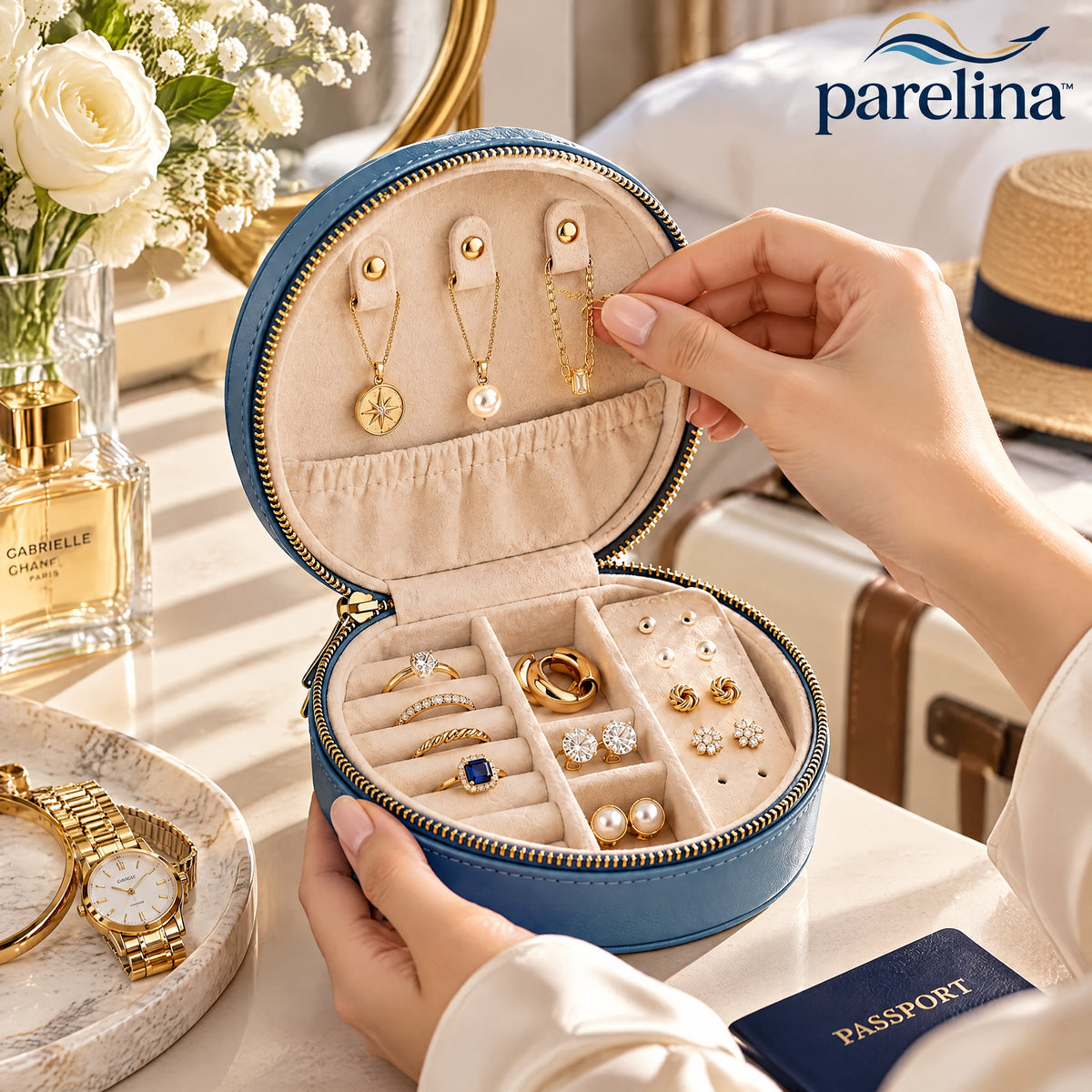 parelina™ Riviera Travel Jewelry Case — image 3