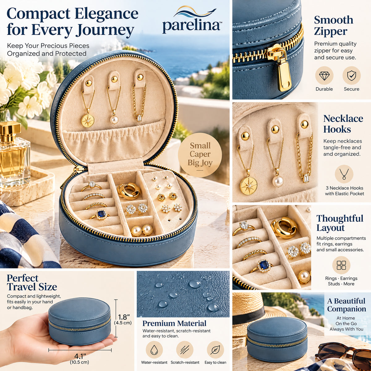 parelina™ Riviera Travel Jewelry Case — image 4