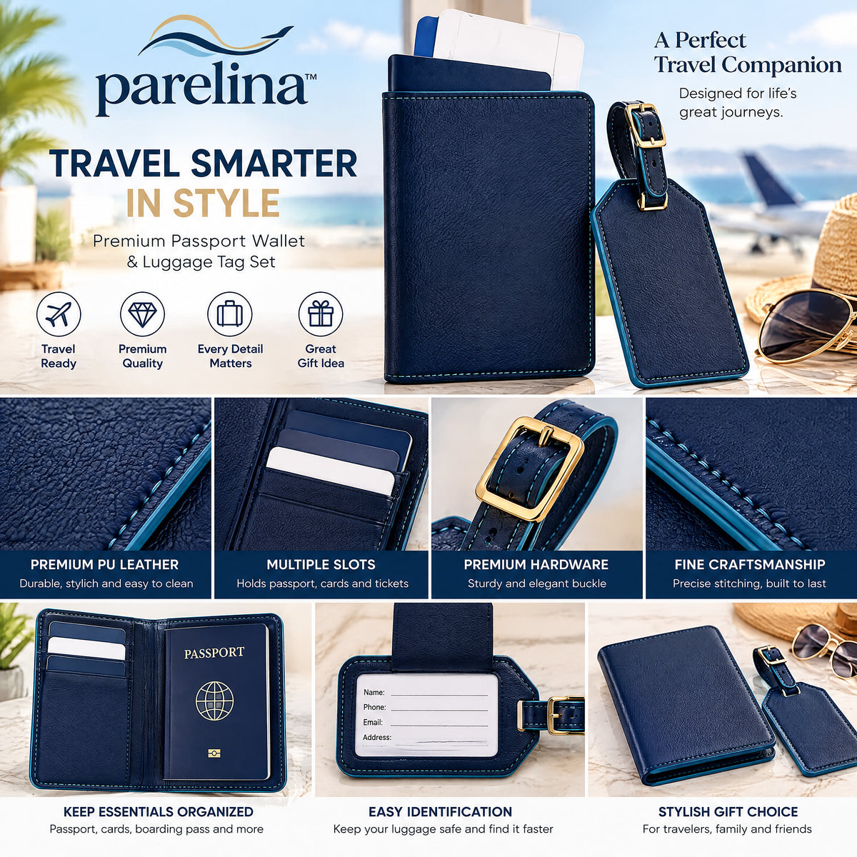parelina™ Jet & Sail Passport Cover Set — image 3